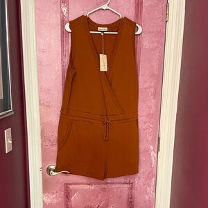 Universal Thread Rust Sleeveless Romper